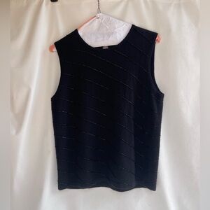 Ralph Lauren cashmere top size L beads ornaments